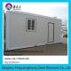 Flat pack container living house with windows