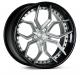 EVO3 3 PC Rims Forged 	3-Piece Forged Wheels 18 Inch For Luxury Car Silver Brushed