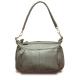 Gray Shoulder Women Cow Leather Bag Genuine Leather Handbag