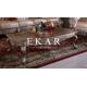 Carved Royal Furniture European Style Luxury Wooden Coffee Table LS-A115J-1