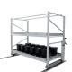 90-160cm 4ft*8ft Movable Hydroponic Growing Racks For Leaf Vegetable