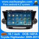 Ouchuangbo Toyota Highlander 2009-2011 android 4.2  autoradio DVD GPS stereo navigation system support   4 core MP4 Aux