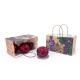 Twist Rope Handle Fruit Paper Bags For Grapes Orange Packaging