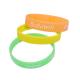 Soft Personalized Silicone Bands Rubber Bracelets Decorative Eco Friendly
