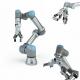 Collaborative Robot Arm UR5 Cobot With Onrobot Robotic Gripper As Robot Automation Pick Place
