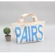 Personalized Reusable Canvas Shopping Bags , Washable Cloth Grocery Bags