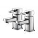 Kitchen Bathroom Mixer Faucet Hot Cold Water Lever Basin Taps Pair T8185