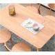 Modern Dining Room Solid Wood Table Rectangle Shaped Simple Design