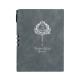 Custom Logo Hardcover Business Notebook with PU Leather Cover and 100 Sheets Notepad