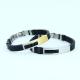 Factory Direct Stainless Steel High Quality Silicone Bracelet Bangle LBI54