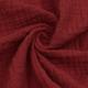 125-130GSM Four Layers Crinkle Cheesecloth Fabric Red Gauze Fabric