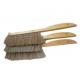 Double Rows Horsehair Bee Brush Wooden Handle for Beekeepers