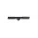 530*65mm Straight Lat Bar Black Color Solid Steel Construction For Gym Club