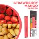 Strawberry Mango Portable Disposable Vape Rectangular 280 - 350 Puffs