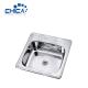 Silver-white Color Stainless Steel Kitchen Sink Single Bowl Kitchen Sink Topmount Kitchen Sink