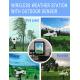 18.9*12.5*2.7cm Professional Small Wireless Weather Station 5 In 1