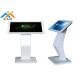 50'' Digital Signage Advertising Kiosk Touch Screen 450cd/㎡ Brightness With Wheels