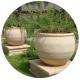 Garden Stone Flower Pot, Stone Carved Planter, Marble Granite Flower Pot (YKFP-11)