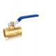 CW617N Manual Copper Water Shut Off Valve , High Pressure Plumbing Switch Valve