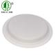 Highly Rigid 10 inches Large Paper Plates 50 Pack unit White Round Disposable Sturdy Bagasse Plates