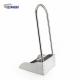 Stainless Steel Broom Dustpan U Shape Handle Durable Dustpan For Home And Lobby