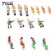 1:30 scale ABS plastic model painted color figure 60mm/45mm for architecture