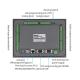 10inch Touch Screen HMI With PLC 60K Colors 30DI / 30DO 16AI / 8AO