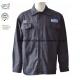 Black Fr Rated Jackets Shirt Anti Static Acid Alkali Resistant Oil Gas Working