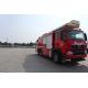 JP32 HOWO 341KW Water Tower Fire Truck Fire Engine Dali CB10 100-PSP1600