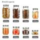 embossed kitchen food Glass Storage Jars with lid glass bottle for honey