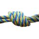 Multicolor Braided nylon / Polypropylene Non Elastic Tape Rope spandex fabric