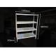 Anti - Rust Steel Storage Shelves , Kitchen Ladder Type Warehouse Storage Rack With Adjustable Legs
