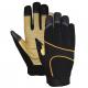 Durable Leather Palm Mechanics Wear Gloves High Abrasion CE Certified