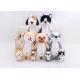 EN71 Lovely Stuffed Animal Dog Toys 27cm / 60cm / 80cm Size With PP Cotton