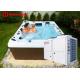 Meeting 7-56kw air source jacuzzi spa pool heat pump,swimming pool heat pump water heater R32/R410A/R417A