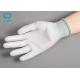 Size M Anti Static Strip ESD Gloves Top Fit Clean Room Polyester