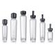 Screen Printing Clear Unique Cosmetic Bottles And Jars Glass Material Customized Color