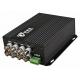 1550nm Fiber Optical Hd Video Converter With RS485 Data 8ch Port 1080p AHD CVI TVI 20km Bnc Extender