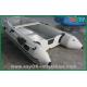 Custom PVC Inflatable Boats White Deep-V Fiberglass Boat 3.6mLx1.5mW