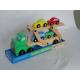Custom Best Multifunction Loading Truck Colorful Educational Car Carrier Toy for