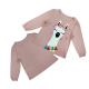 Jersey Fabric Type Girls Tshirt Kids Crewneck Button Child Pullover for Infant Toddlers
