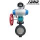 Carbon Steel Pneumatic Clamp Butterfly Valve