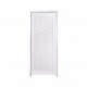 White Paint PVC Wooden Doors 90cm Width Waterproof 6 Layer Painting