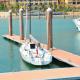 Long-Lasting Floating Finger Dock With WPC Decking LLDPE Floater Aluminum Alloy Floating Pontoon Marina Dock Design