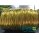 Polyester Cotton Mixed Garments Accessories Gold and Silver Elastic String Cord Thread