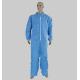 Non Woven Disposable Isolation Gown For Food Processing / Manufacturing