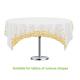 Luxury Design PVC Plastic Tablecloth 137x274cm For Restaurant
