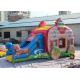 Princess carriage inflatable jumping castle slide with lead free material on