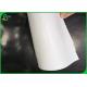 Eco - friendly White Food Grade Paper Roll , 160gsm + 10 gsm PE Coated SBS FBB Paper Roll For Food Packages