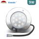 SMD3030 IP68 9W LED Garden Ground Light Warm White With ERP